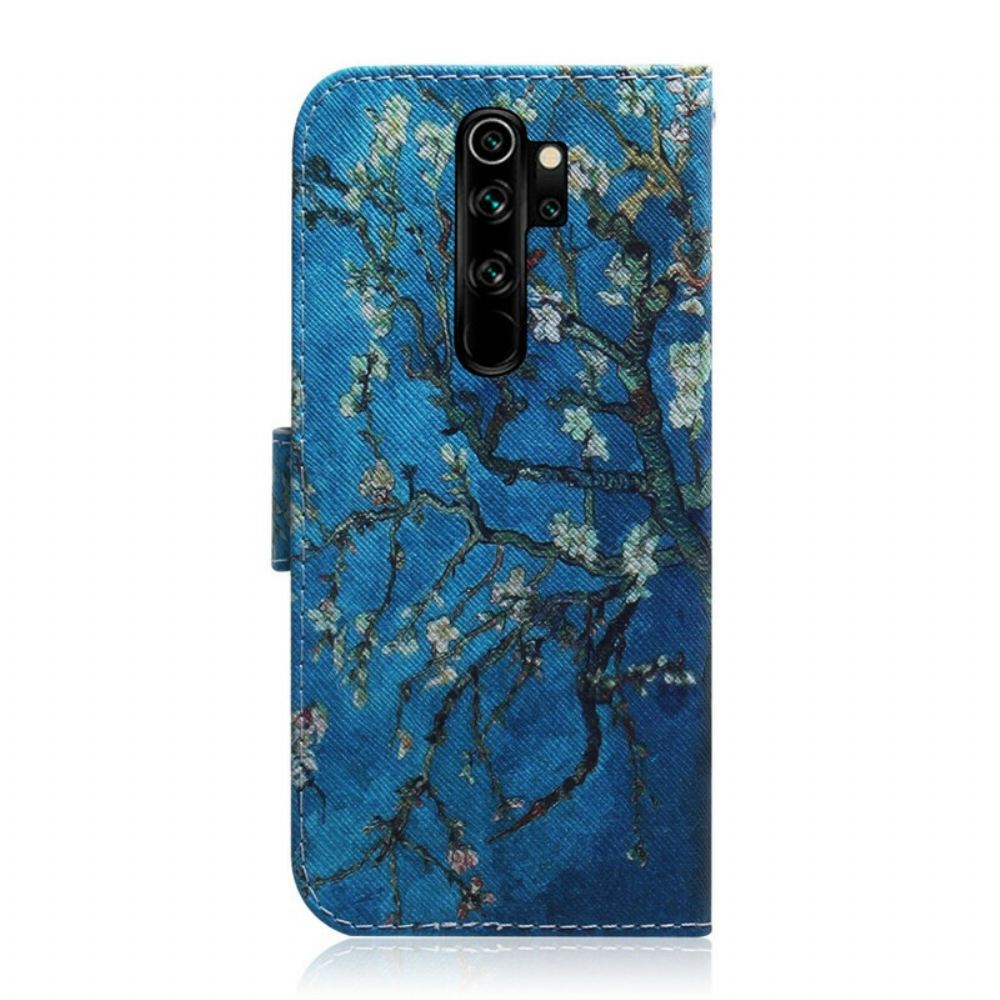 Flipové Pouzdro Na Xiaomi Redmi Note 8 Pro Kvetoucí Větve