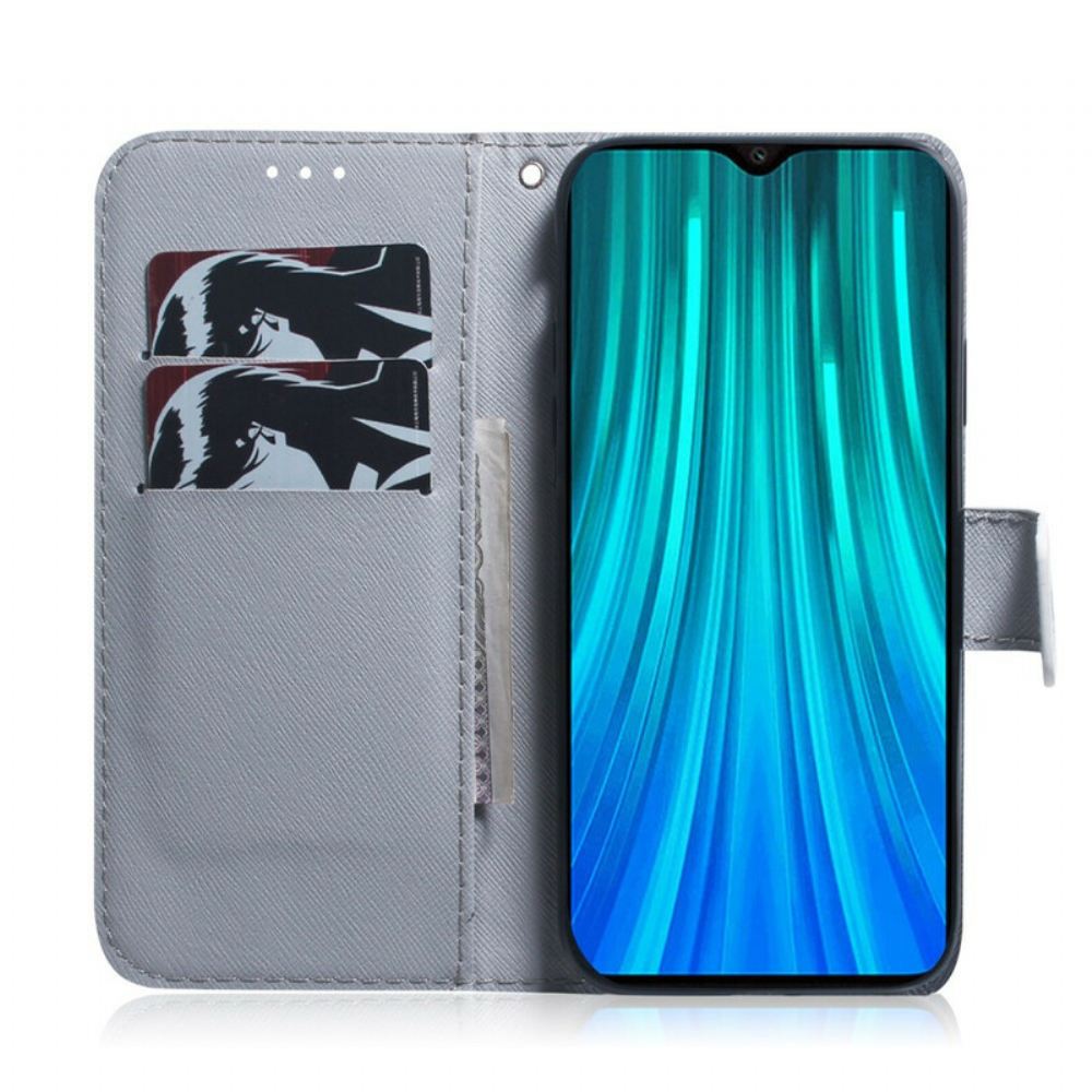 Flipové Pouzdro Na Xiaomi Redmi Note 8 Pro Kvetoucí Větve