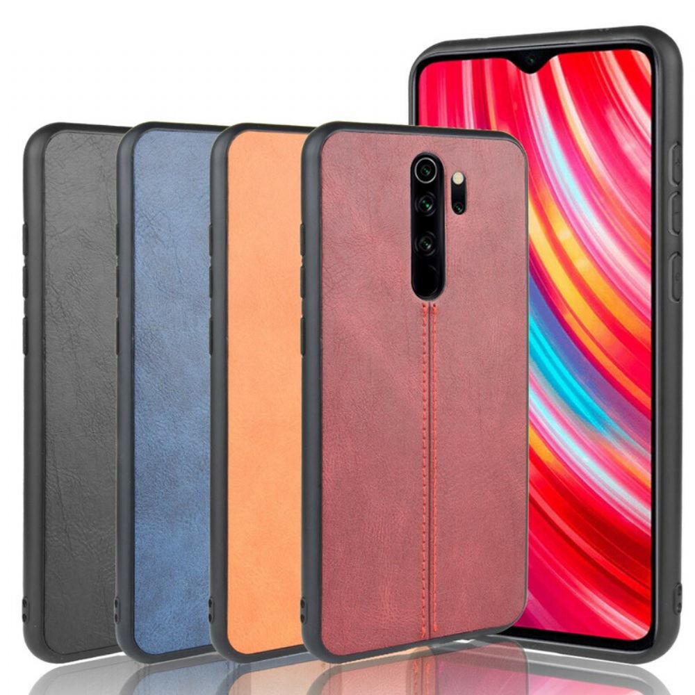 Kryt Na Xiaomi Redmi Note 8 Pro Efekt Kůže Ve Švu