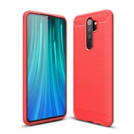 Kryt Na Xiaomi Redmi Note 8 Pro Kartáčované Uhlíkové Vlákno