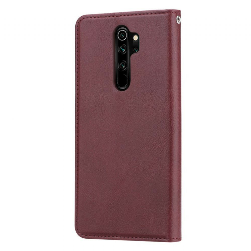 Kryty Na Mobil Na Xiaomi Redmi Note 8 Pro Flipové Pouzdro Držák Karet Z Umělé Kůže