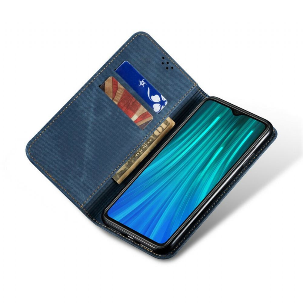 Kryty Na Mobil Na Xiaomi Redmi Note 8 Pro Flipové Pouzdro Džínovina