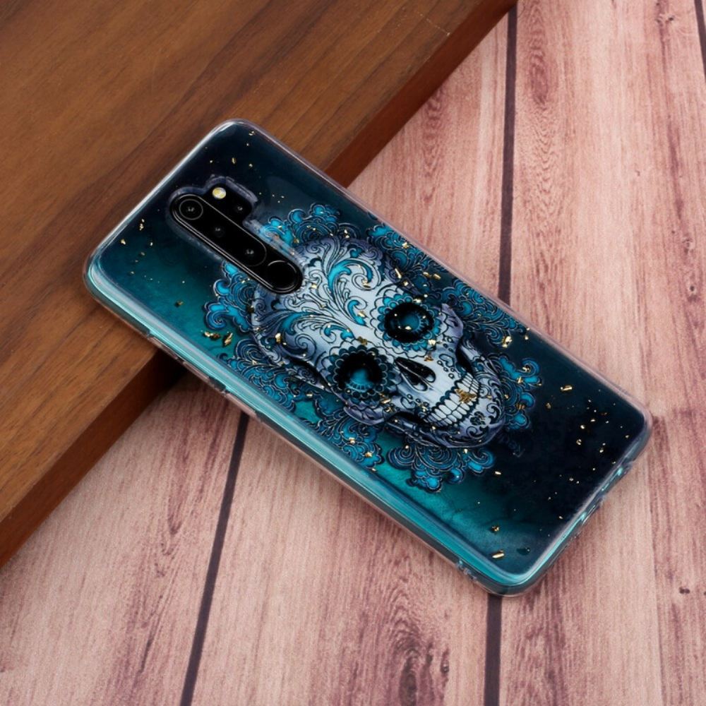 Kryty Na Mobil Na Xiaomi Redmi Note 8 Pro Modrá Lebka