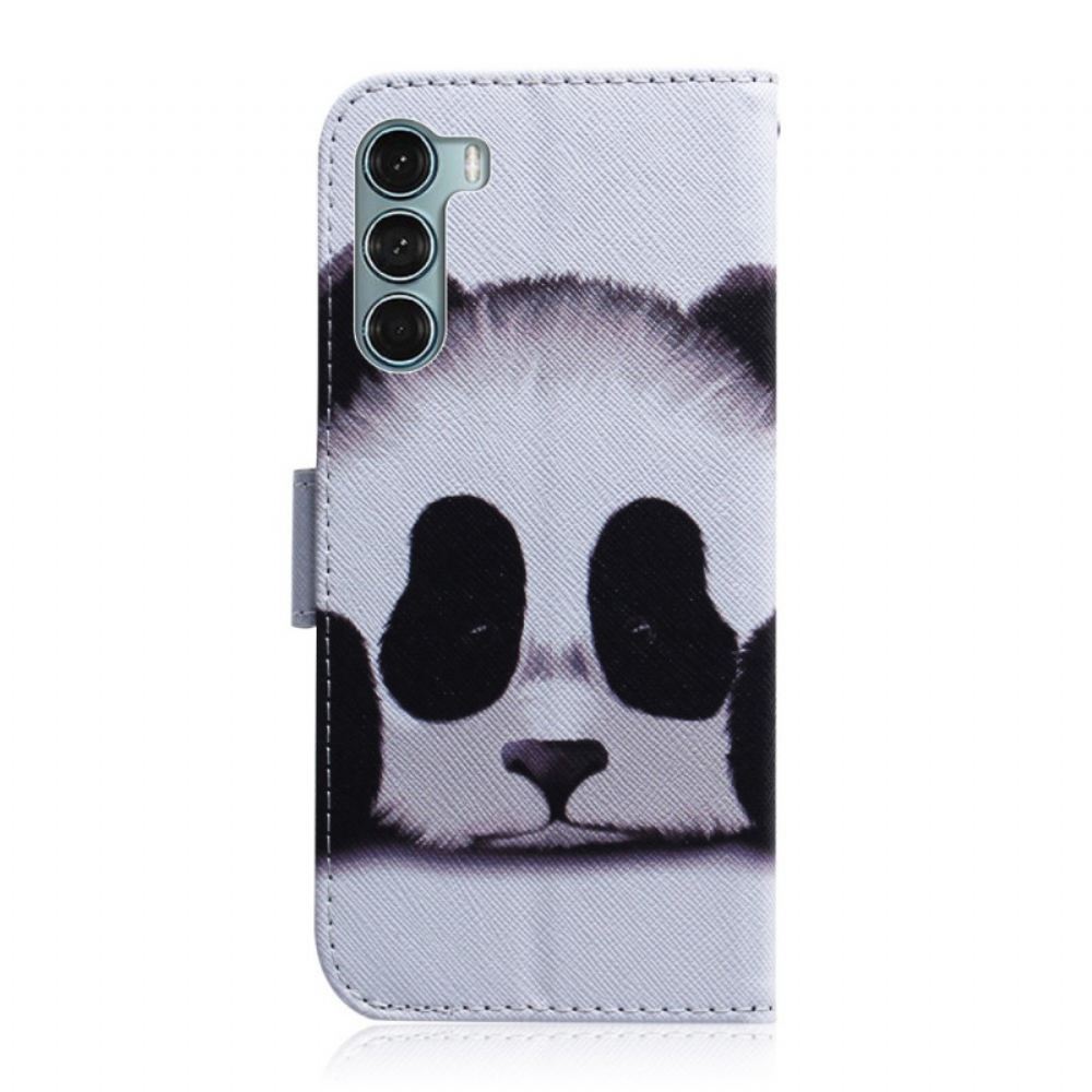 Flipové Pouzdro Na Moto G200 5G Panda Tvář