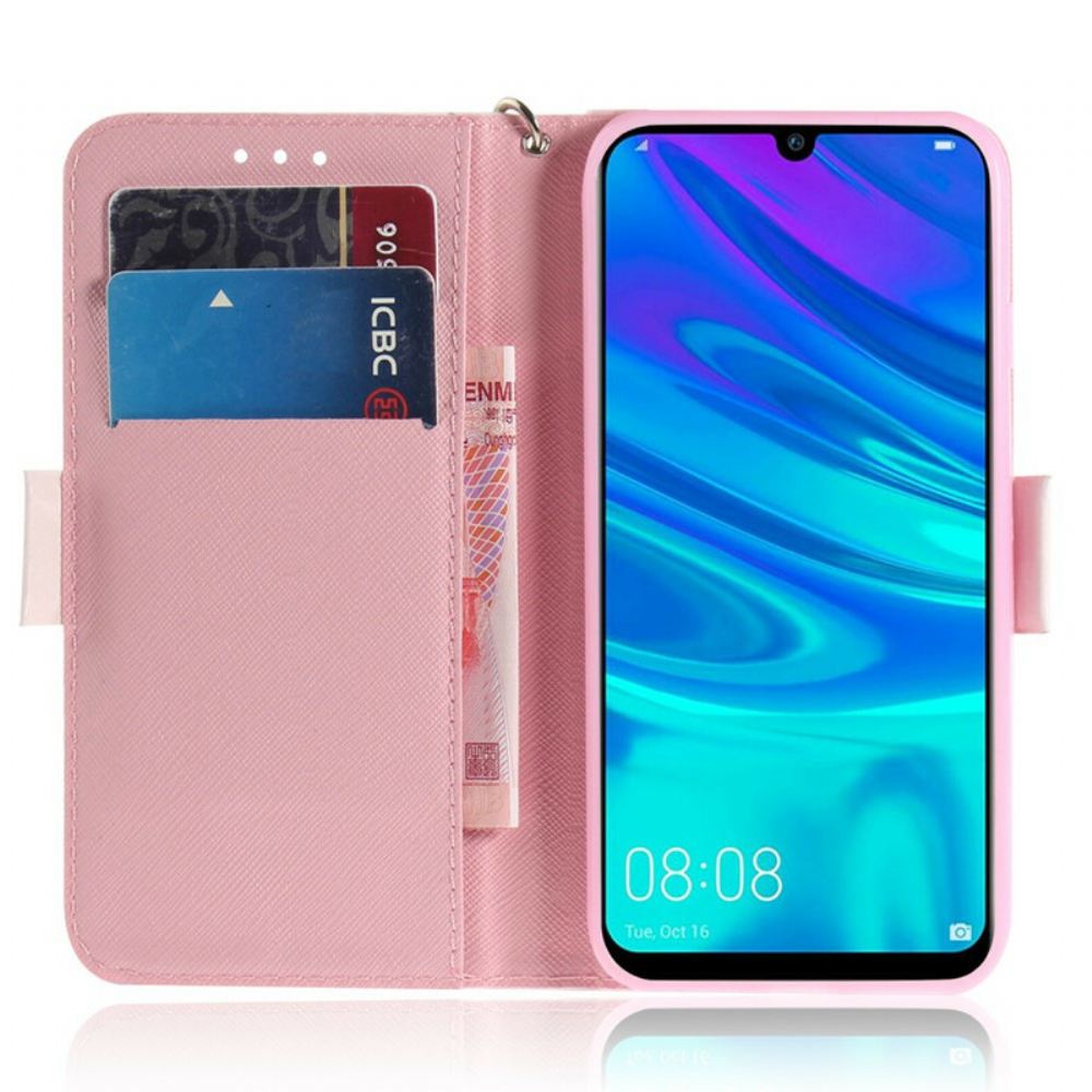 Flipové Pouzdro Na Huawei P Smart 2019 / Honor 10 Lite Na Lana Páskové Čerpadlo