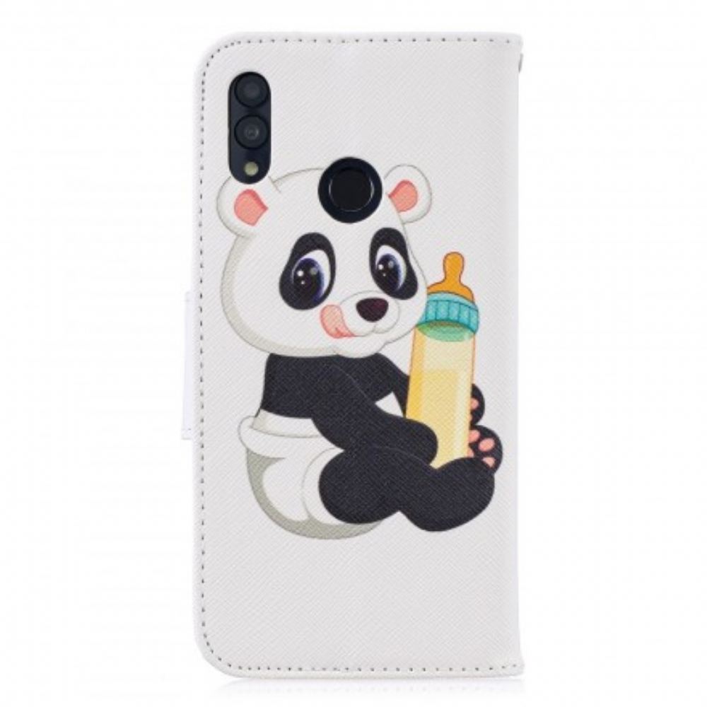 Kožené Pouzdro Na Huawei P Smart 2019 / Honor 10 Lite Panda