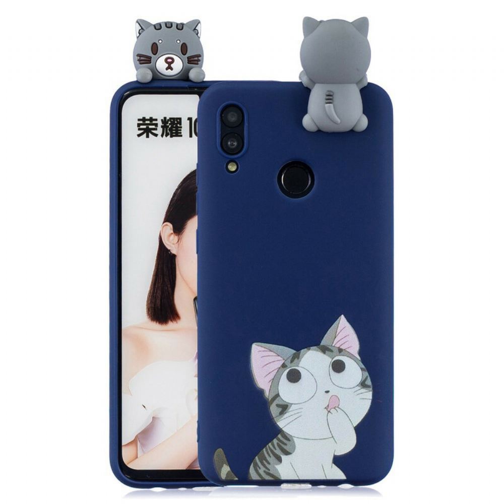 Kryt Na Huawei P Smart 2019 / Honor 10 Lite Cat Thinker 3d