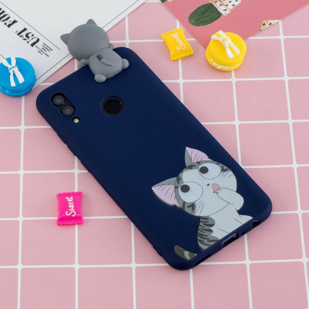 Kryt Na Huawei P Smart 2019 / Honor 10 Lite Cat Thinker 3d