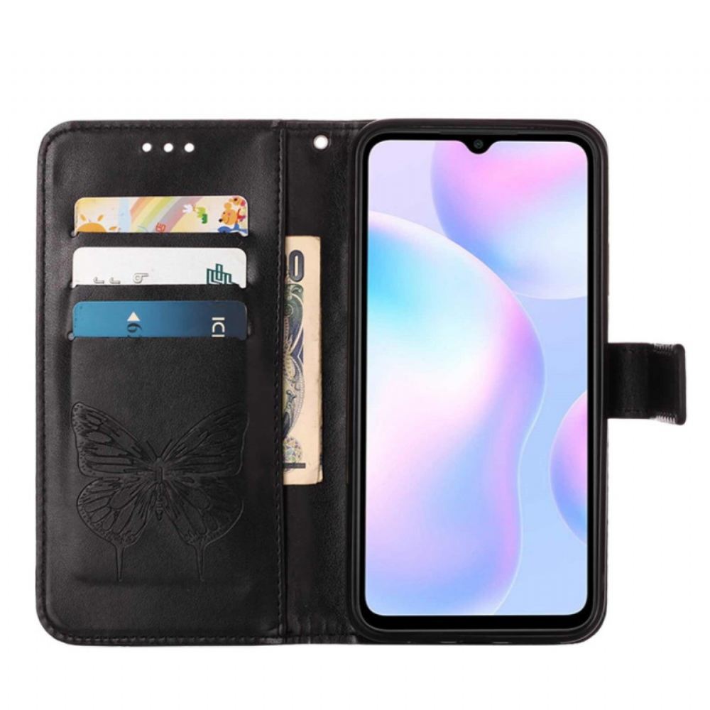 Flipové Pouzdro Na Xiaomi Redmi 9A Design Motýla