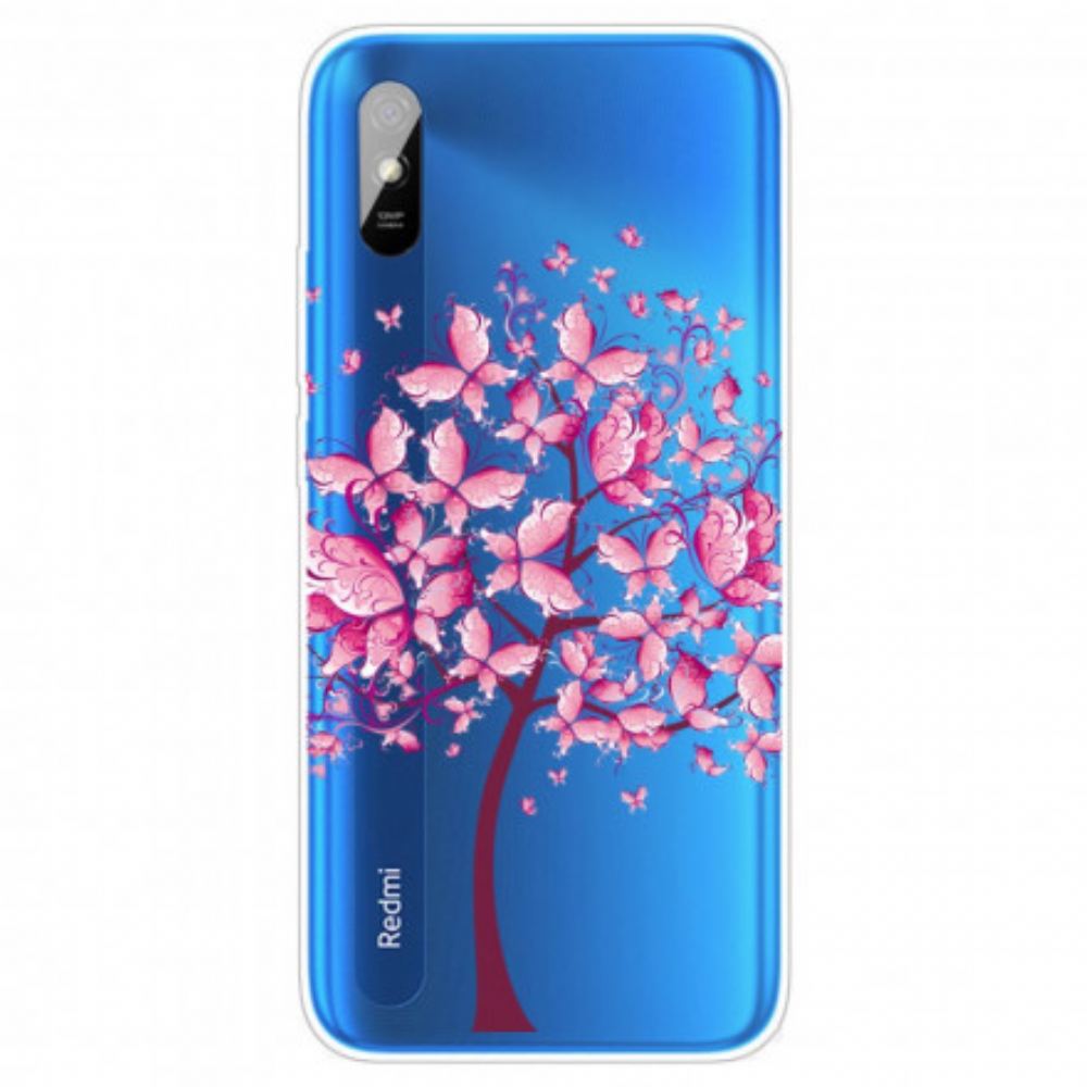 Kryt Na Xiaomi Redmi 9A Růžová Koruna Stromu