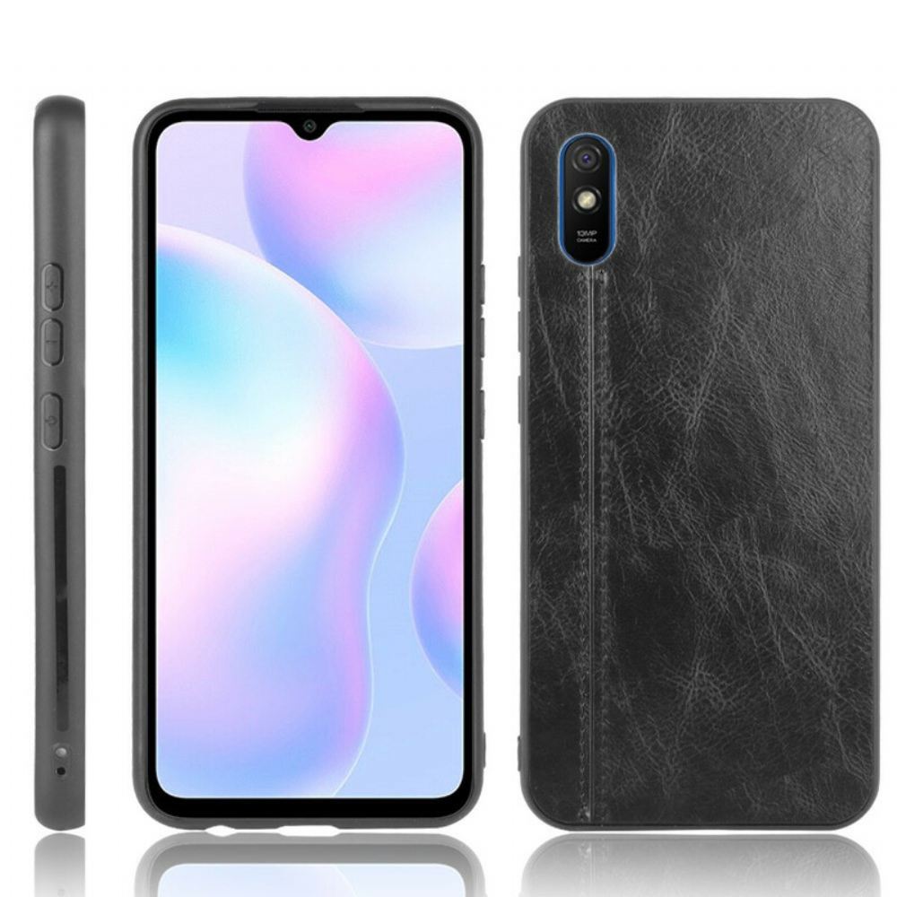 Kryty Na Mobil Na Xiaomi Redmi 9A Efekt Švu Z Kůže