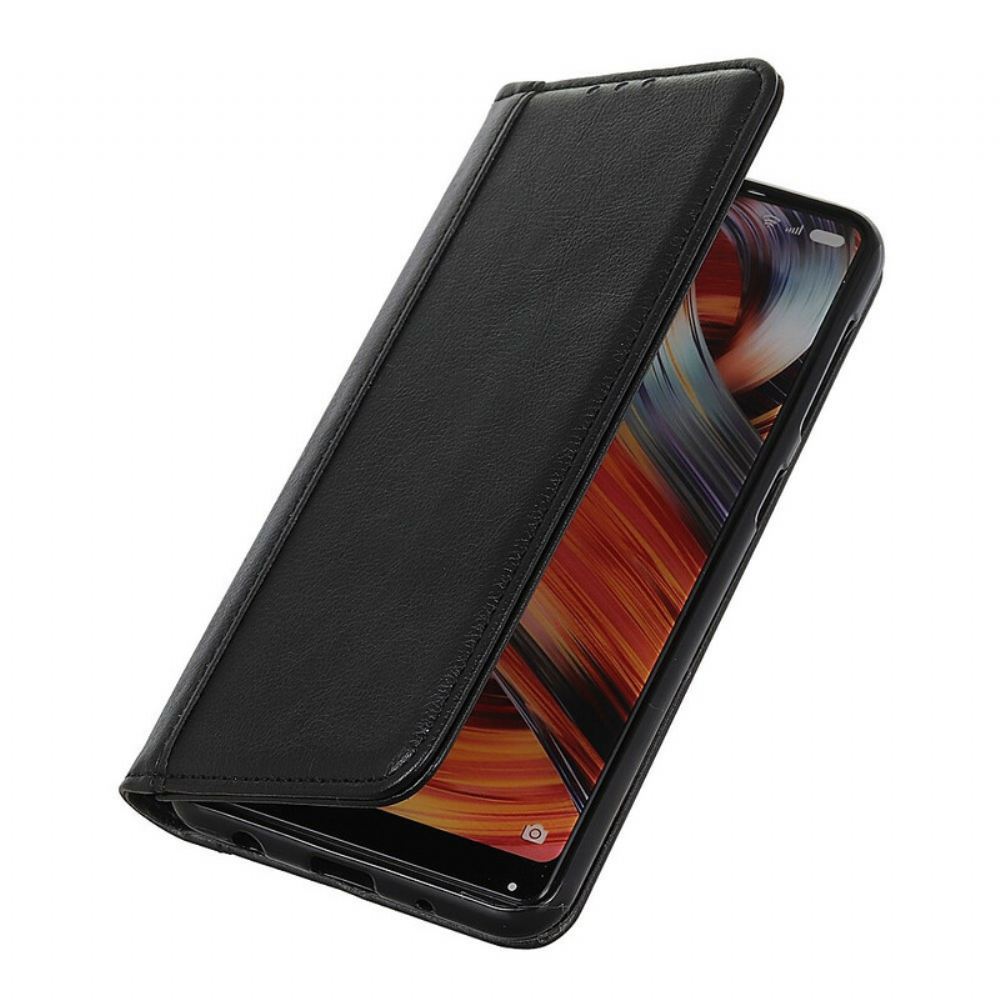 Kryty Na Mobil Na Xiaomi Redmi 9A Flipové Pouzdro Verze Litchi Split Leather