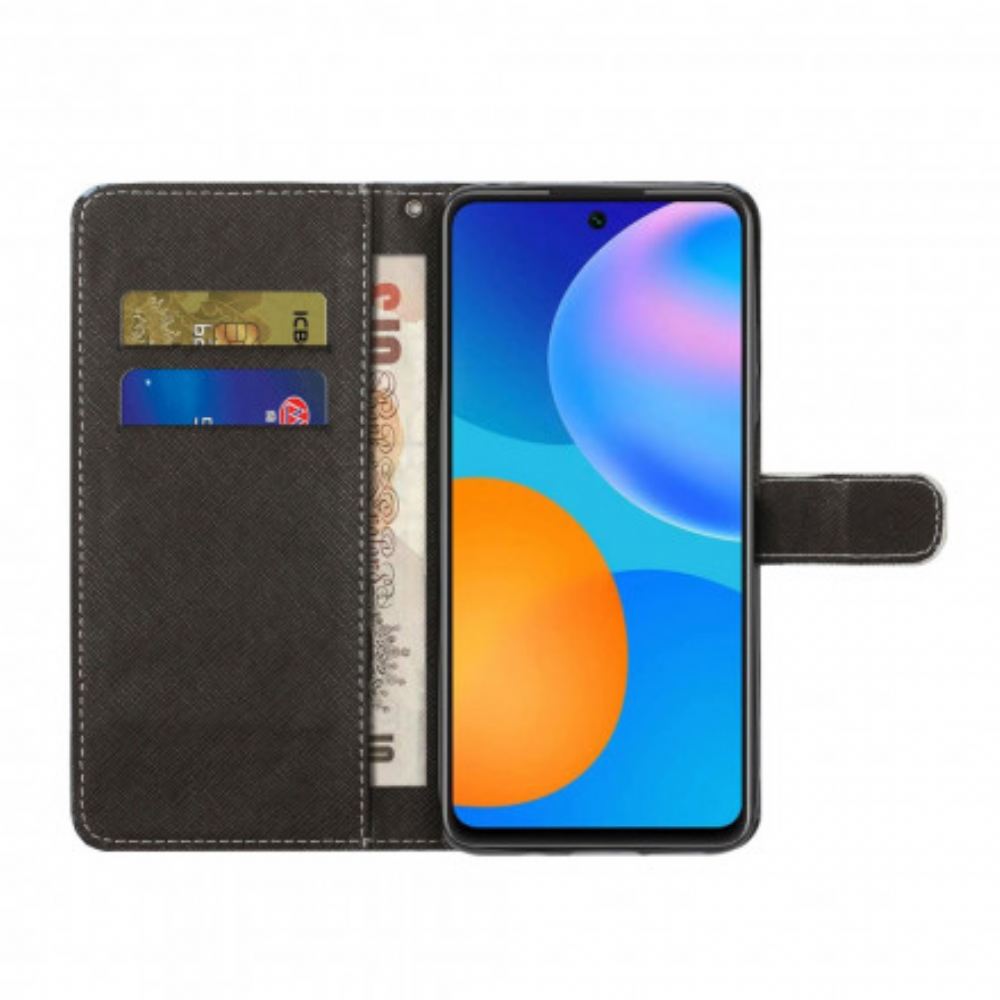 Flipové Pouzdro Na Xiaomi Redmi Note 10 Pro Na Lana Strappy Leopard