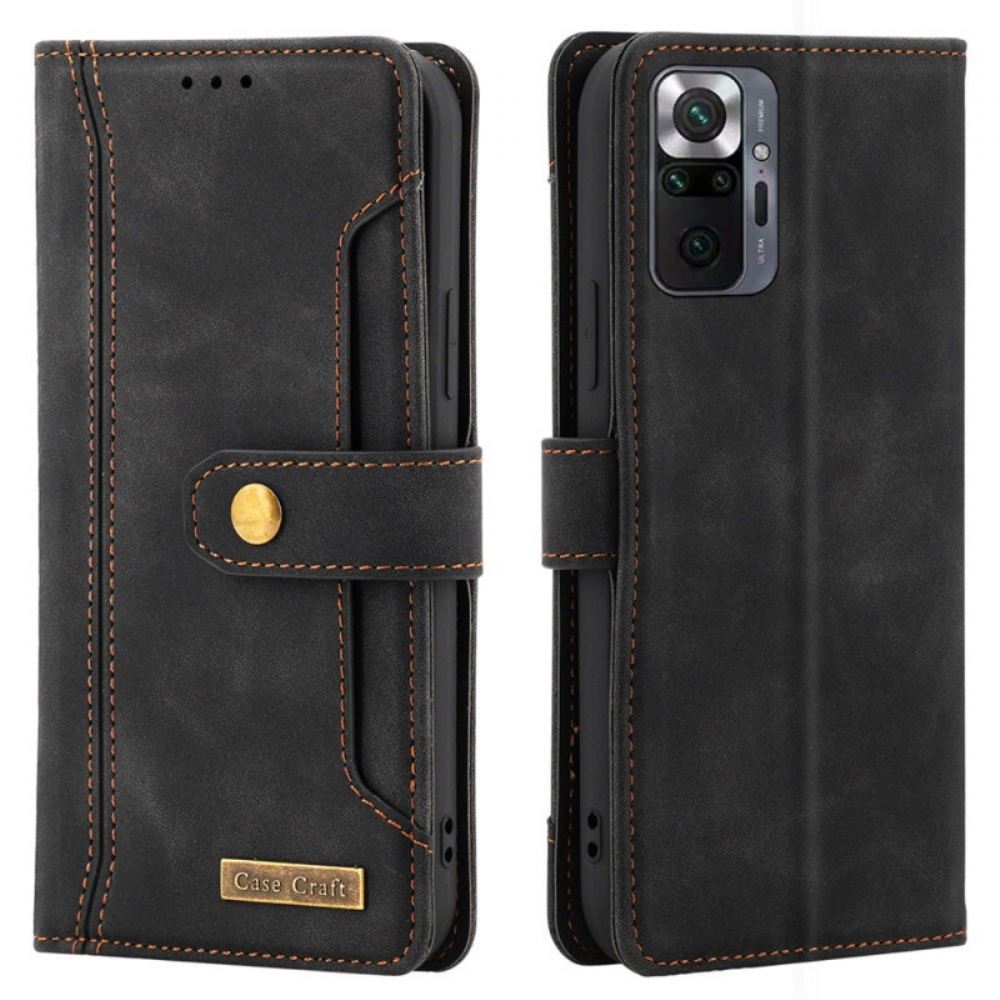 Flipové Pouzdro Na Xiaomi Redmi Note 10 Pro S Popruhem Case Craft