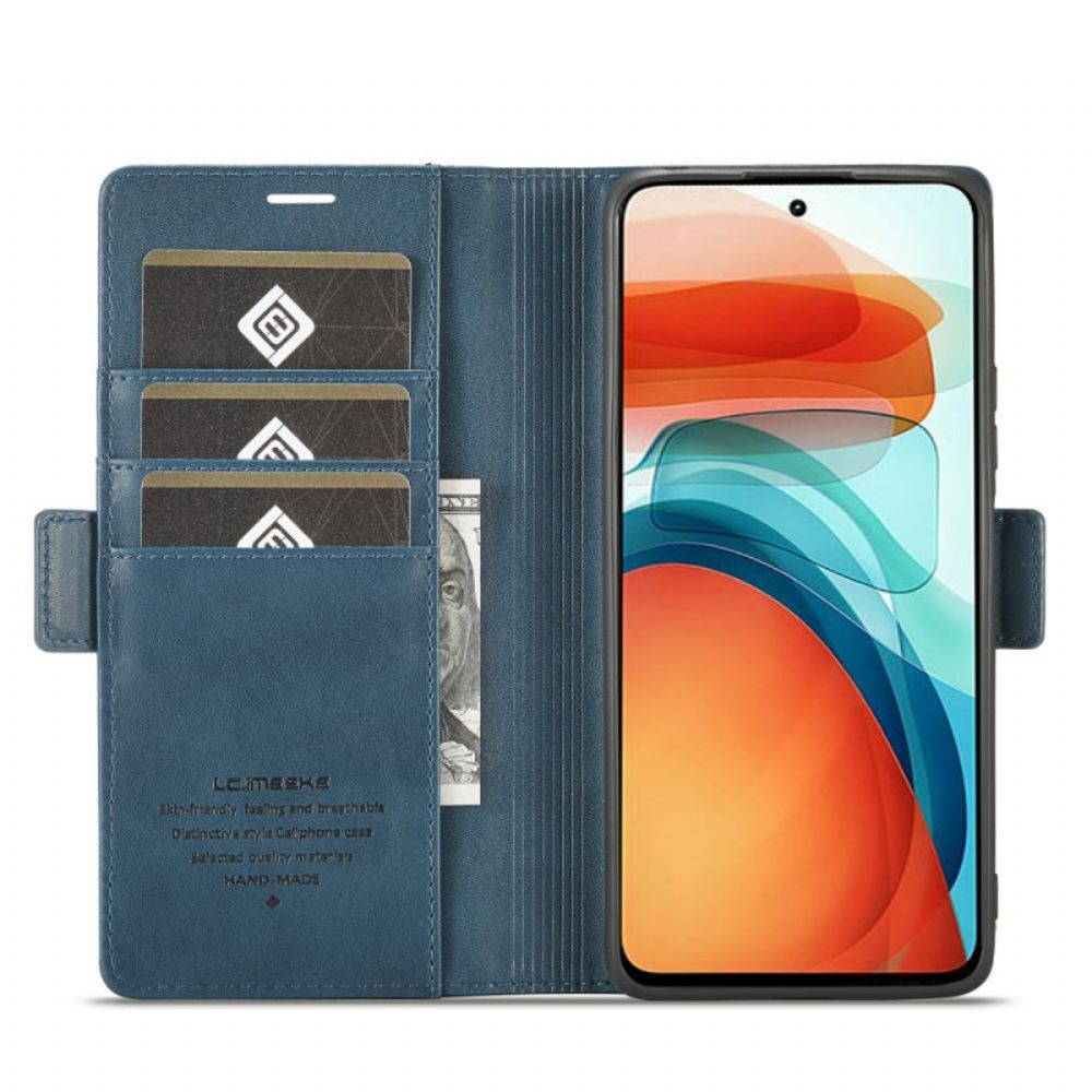 Kožené Pouzdro Na Xiaomi Redmi Note 10 Pro Dvojitá Spona Lc.imeeke