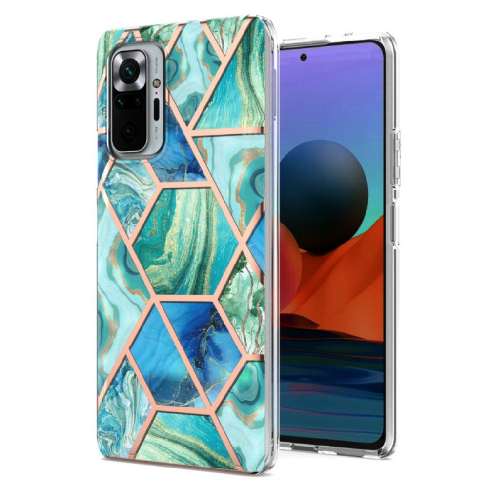 Kryty Na Mobil Na Xiaomi Redmi Note 10 Pro Intenzivní Geometrický Mramor