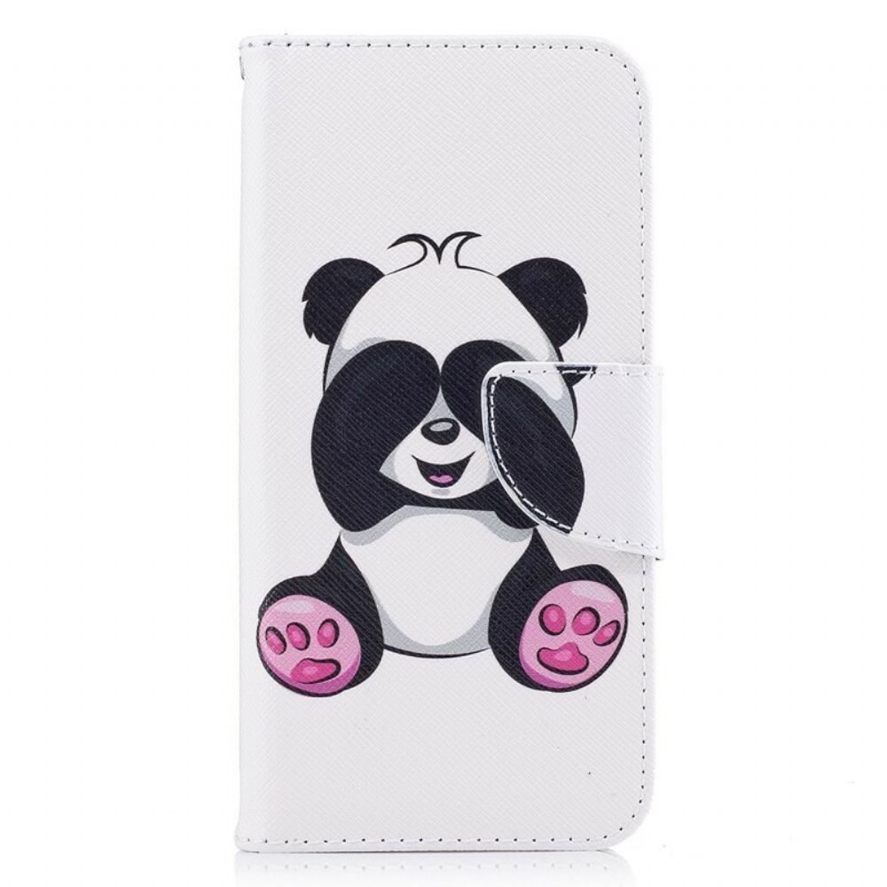 Flipové Pouzdro Na Samsung Galaxy J5 2017 Panda Zábava