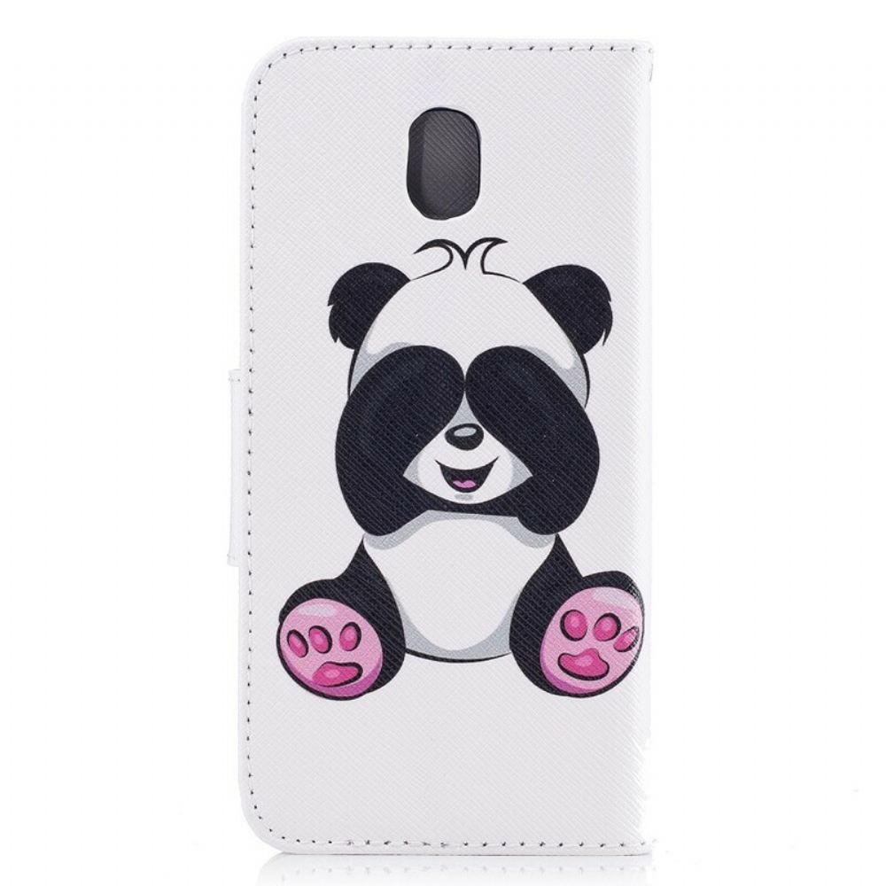 Flipové Pouzdro Na Samsung Galaxy J5 2017 Panda Zábava