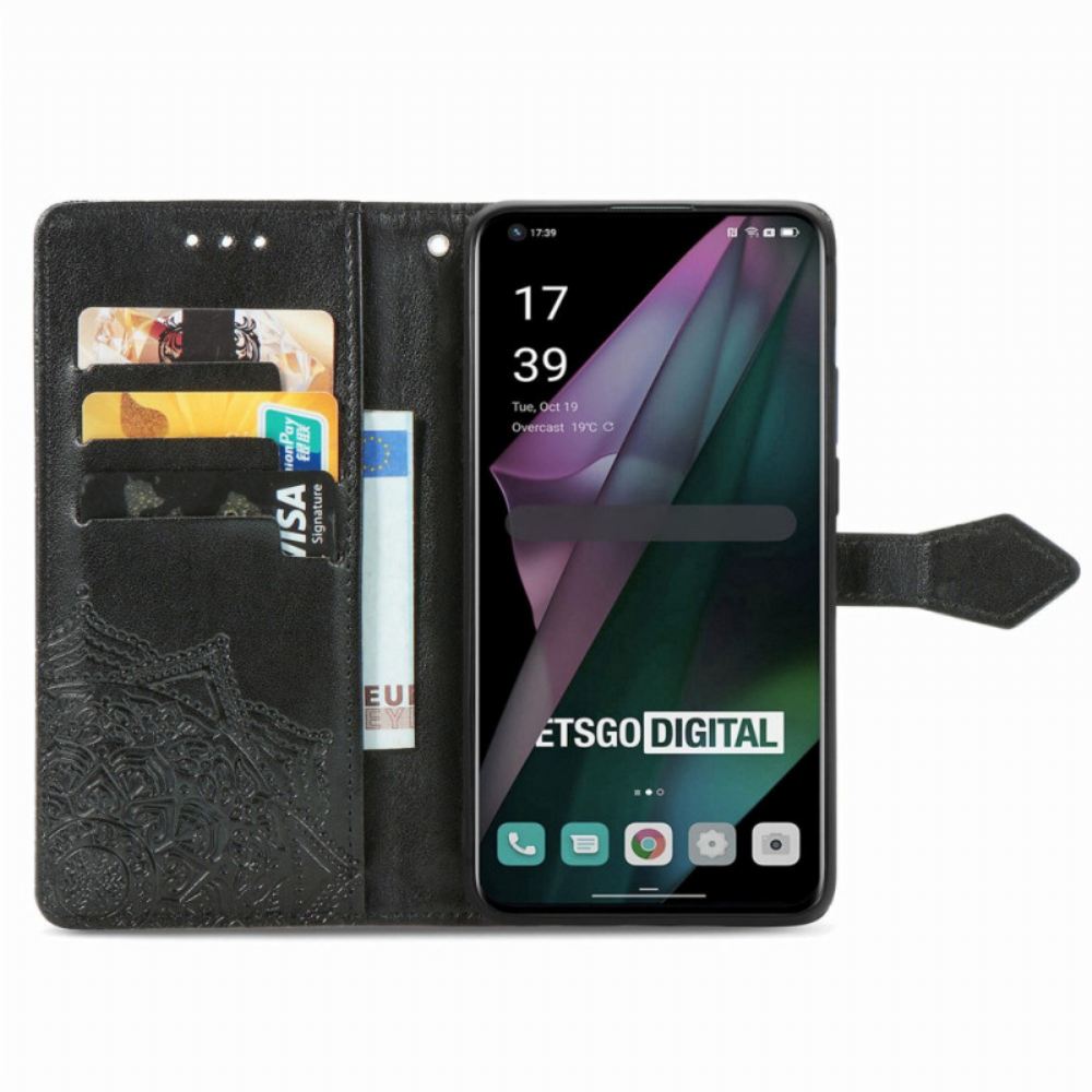 Flipové Pouzdro Na OnePlus 10 Pro 5G Na Lana Tribal Strappy Mandala