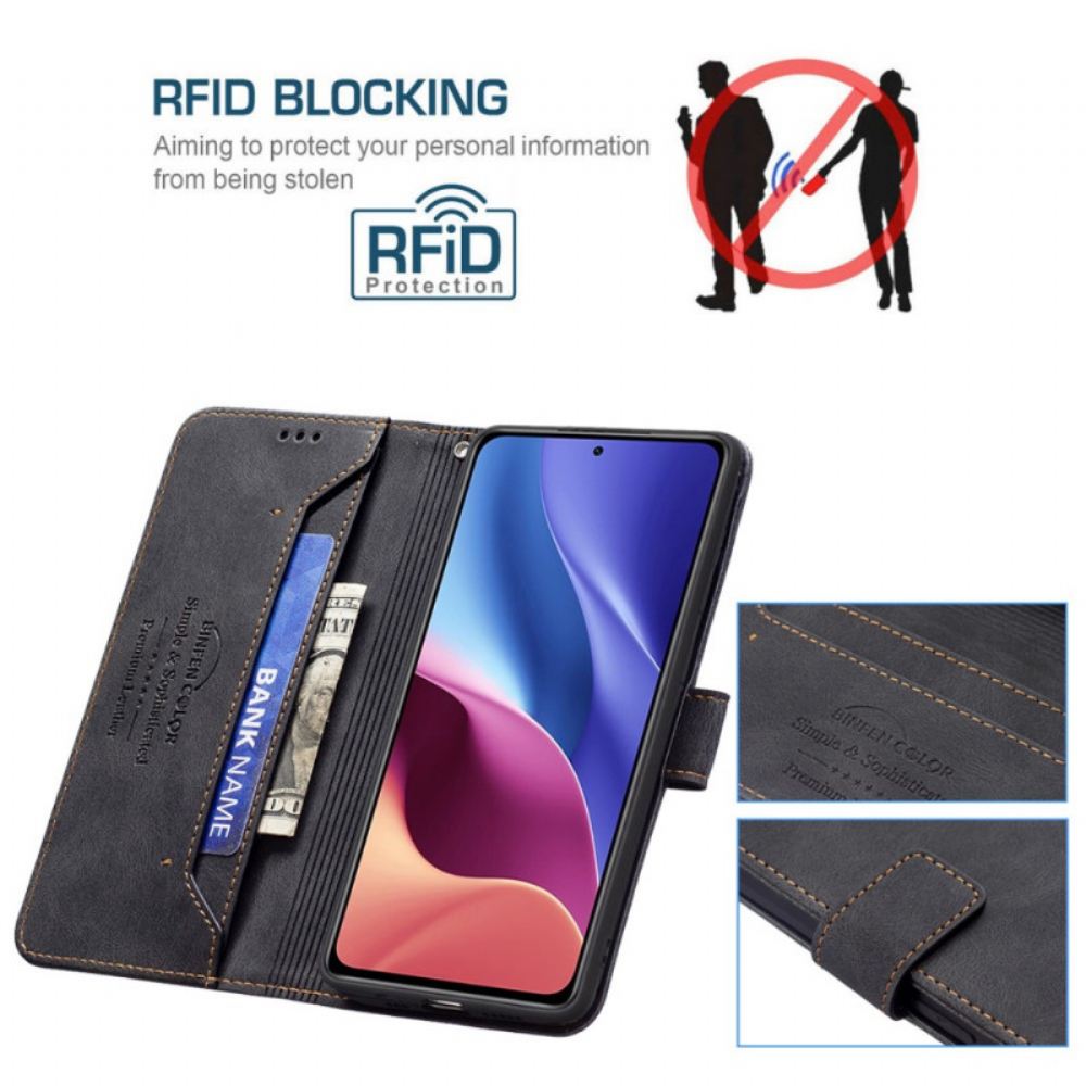 Flipové Pouzdro Na Xiaomi Mi 11i 5G / Poco F3 Binfen Color Rfid