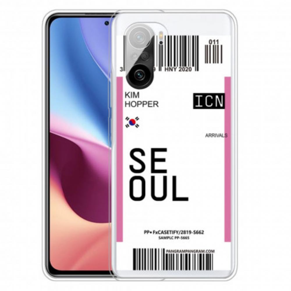 Kryt Na Xiaomi Mi 11i 5G / Poco F3 Palubní Vstupenka Do Soulu