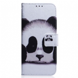 Kožené Pouzdro Na Poco X5 5G Na Lana Strappy Panda