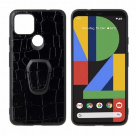 Kryty Na Mobil Na Google Pixel 4A 5G Kroužek Ve Stylu Krokodýla