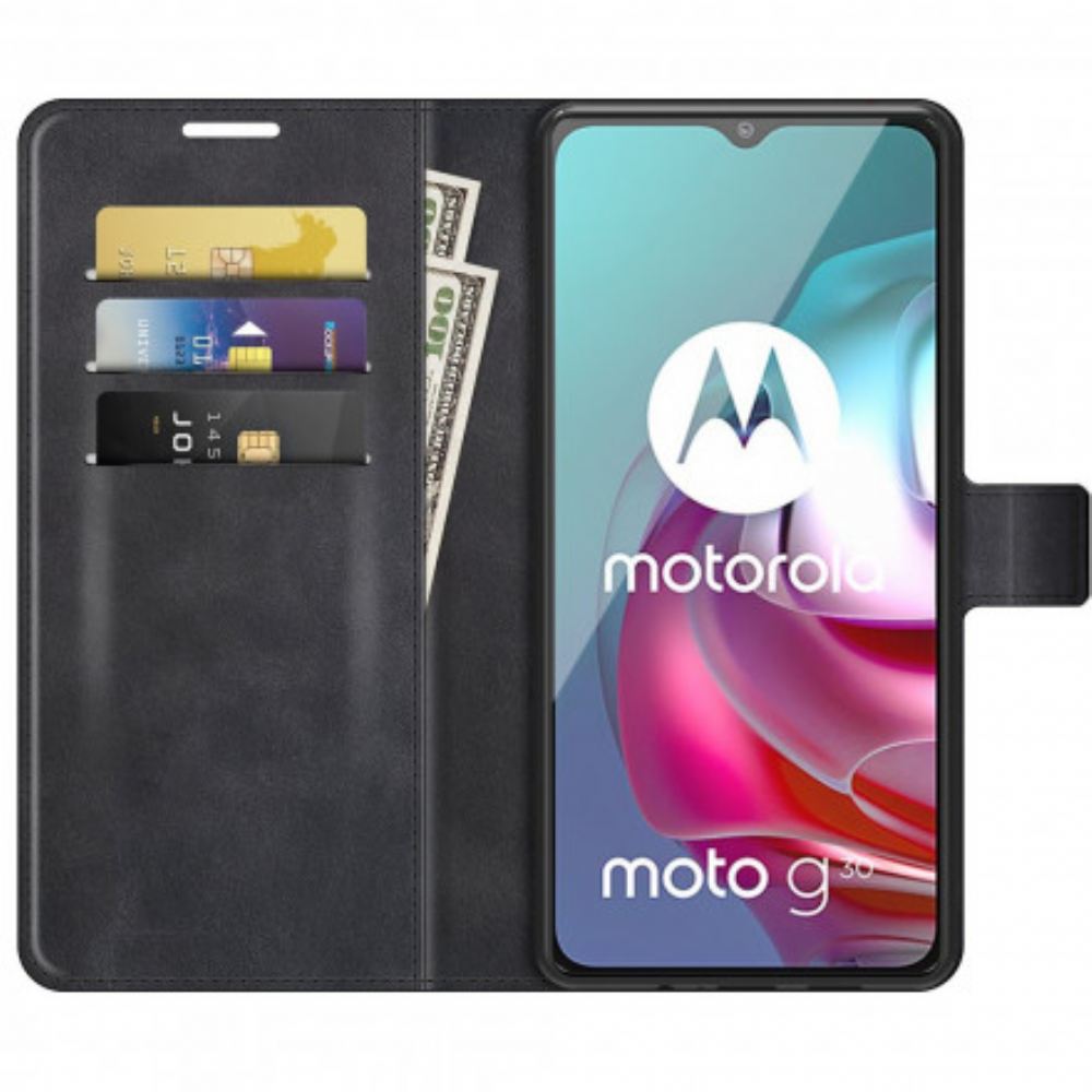 Flipové Pouzdro Na Moto G10 / G30 Magnetická Spona