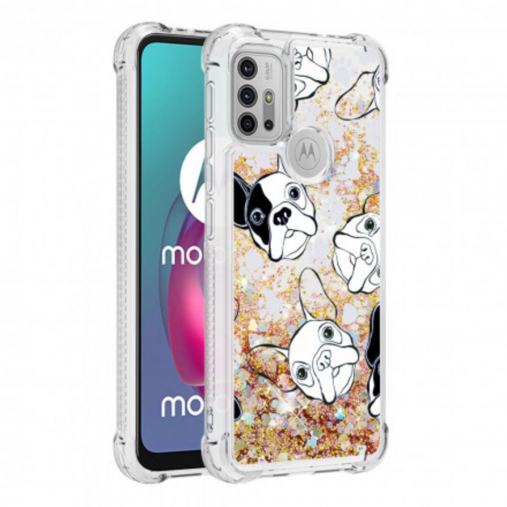 Kryt Na Moto G10 / G30 Pan Psí Třpyt