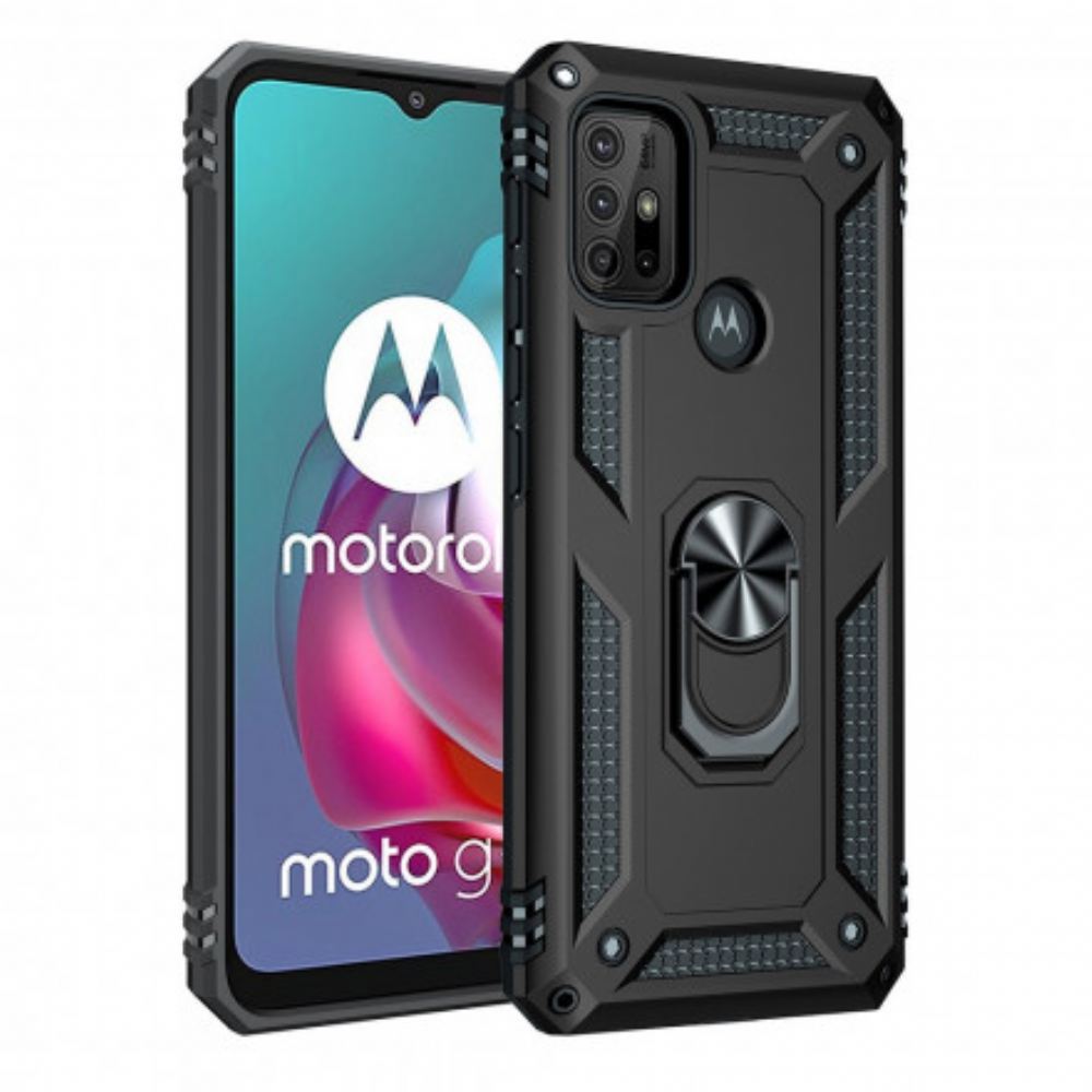 Kryt Na Moto G10 / G30 Prsten Premium