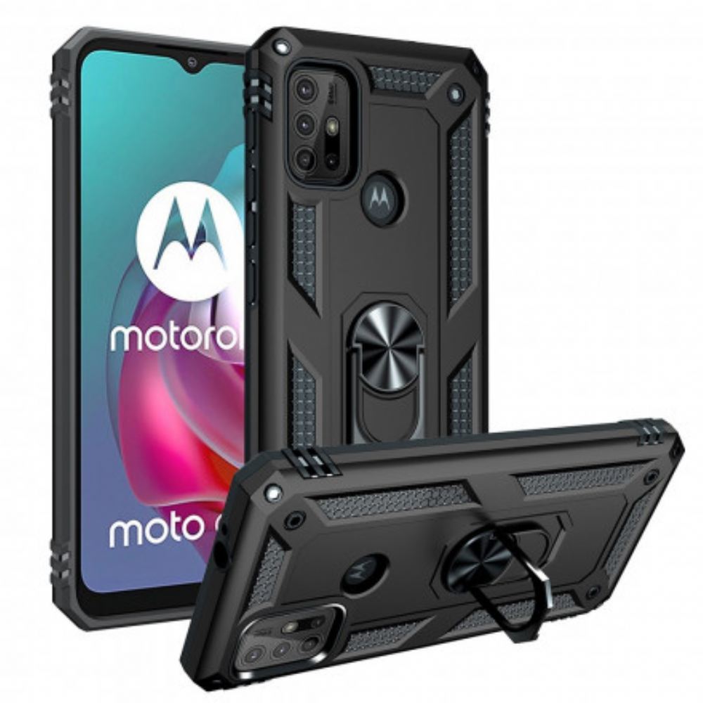 Kryt Na Moto G10 / G30 Prsten Premium