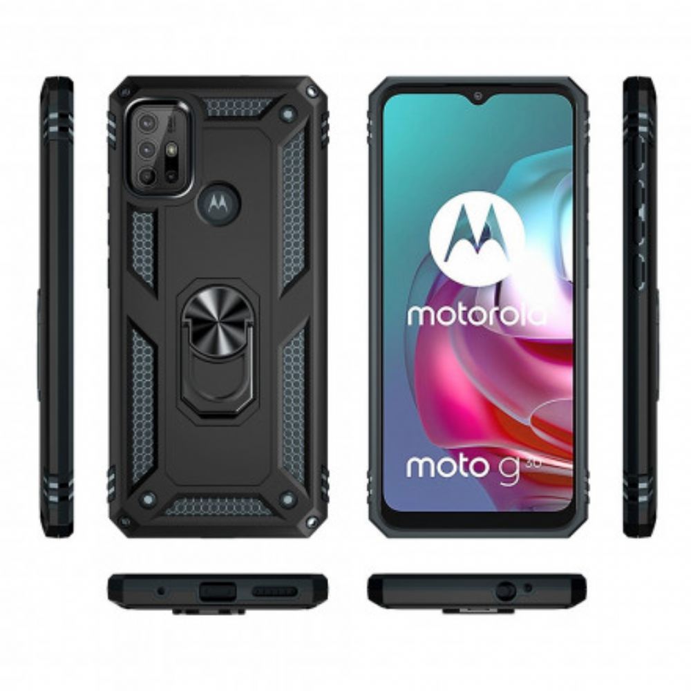 Kryt Na Moto G10 / G30 Prsten Premium