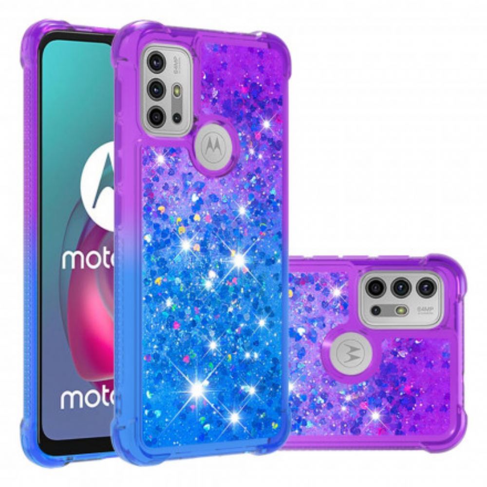 Kryt Na Moto G10 / G30 Třpytivé Barvy