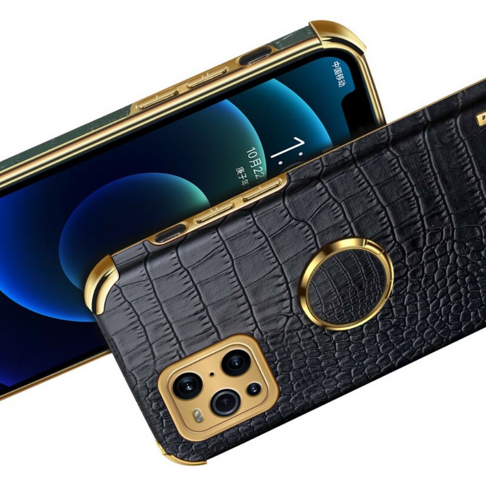 Kryty Na Mobil Na Oppo Find X3 / X3 Pro Efekt Krokodýlí Kůže X-case