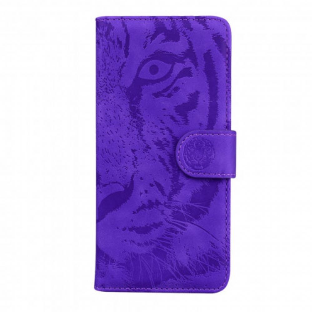 Flipové Pouzdro Na OnePlus Nord 2 5G Tiger Face Print