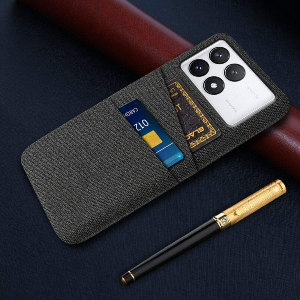 Kryt Poco X6 Pro 5g Fabric Card Holder