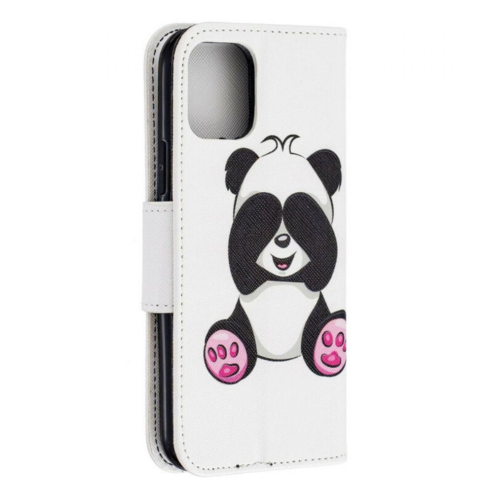 Flipové Pouzdro Na iPhone 11 Pro Panda Zábava