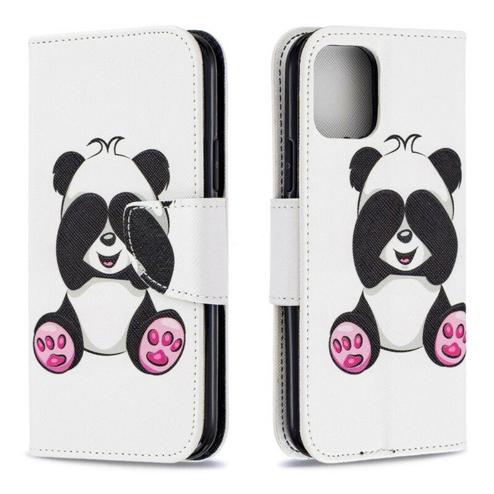 Flipové Pouzdro Na iPhone 11 Pro Panda Zábava