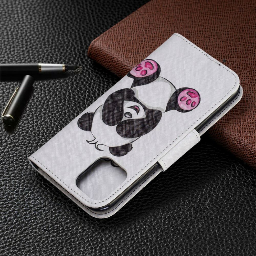 Flipové Pouzdro Na iPhone 11 Pro Panda Zábava