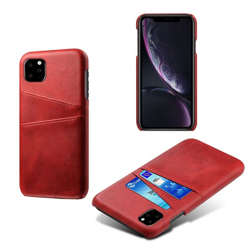 Kryt Na iPhone 11 Pro Dvojitý Držitel Karty