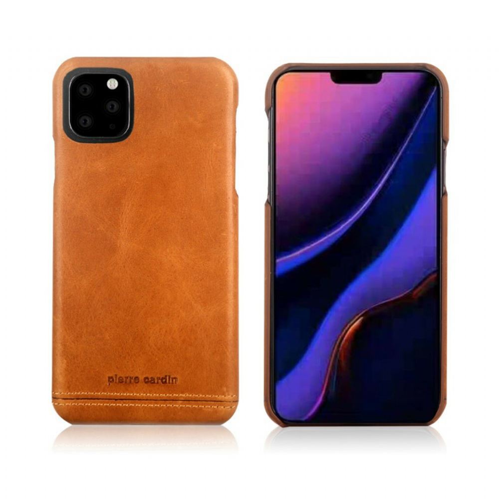 Kryt Na iPhone 11 Pro Pravá Kůže Pierre Cardin