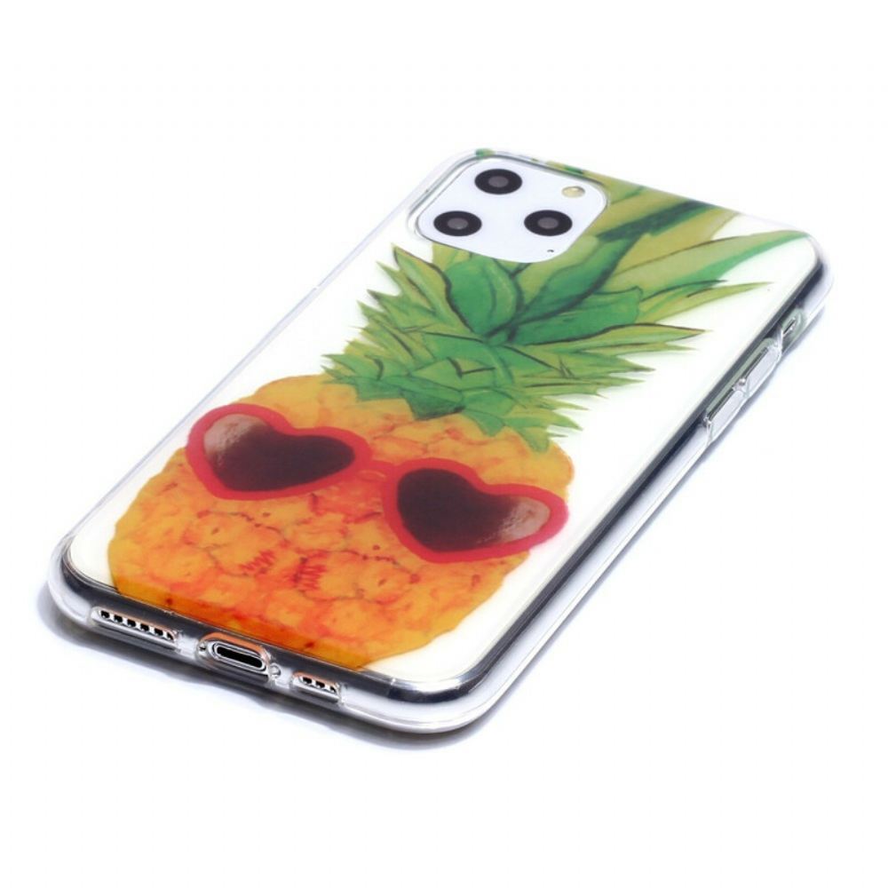 Kryt Na iPhone 11 Pro Průhledný Ananas Inkognito