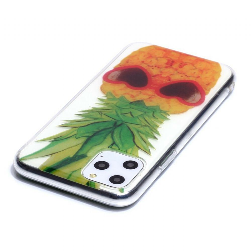 Kryt Na iPhone 11 Pro Průhledný Ananas Inkognito