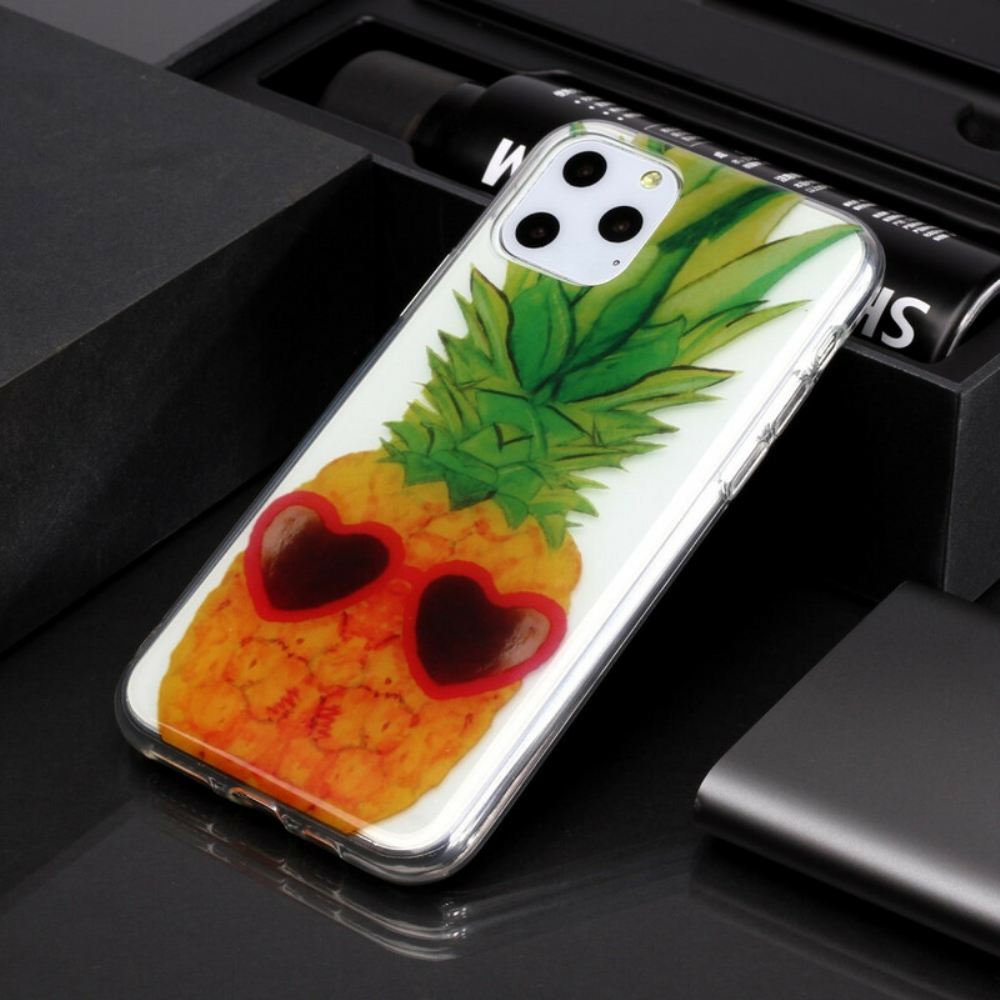 Kryt Na iPhone 11 Pro Průhledný Ananas Inkognito