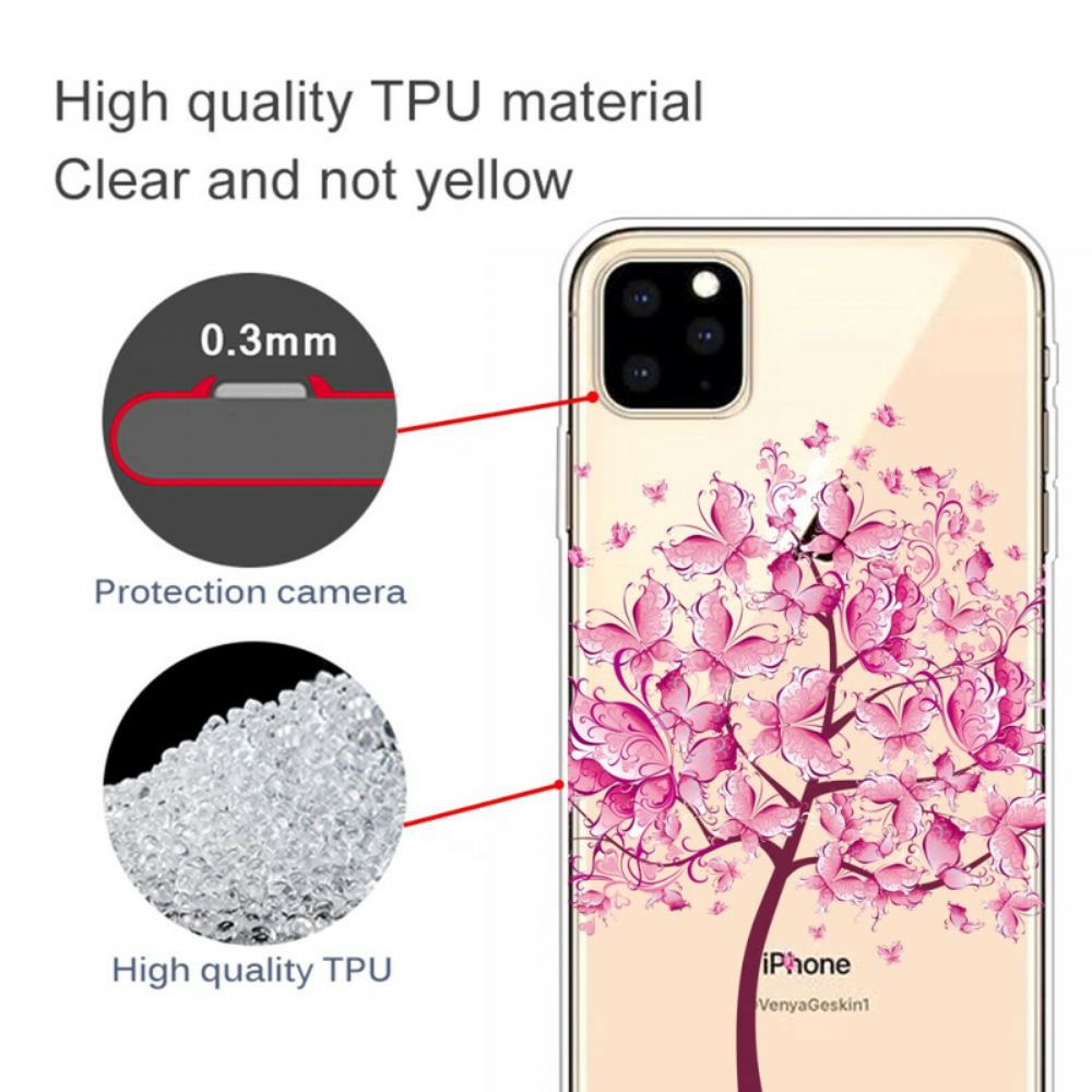 Kryt Na iPhone 11 Pro Růžová Koruna Stromu