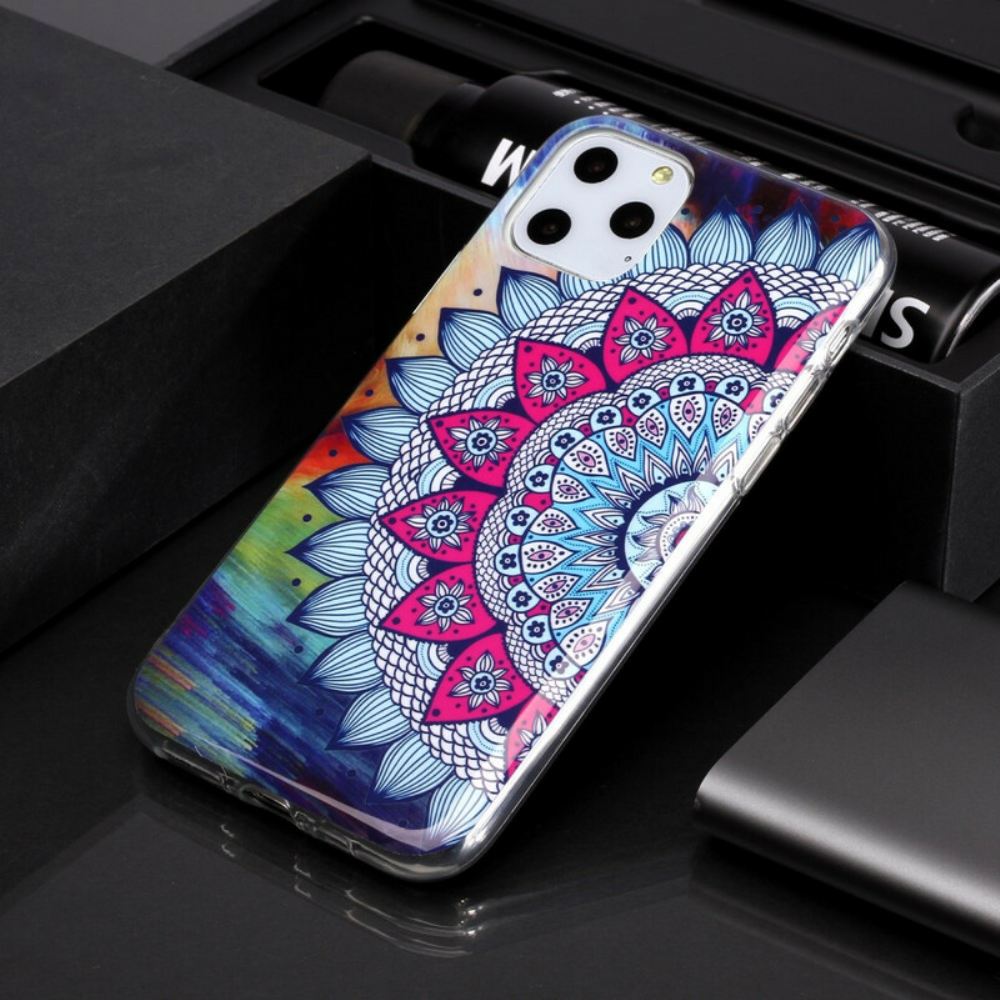 Kryty Na Mobil Na iPhone 11 Pro Fluorescenční Barevná Mandala