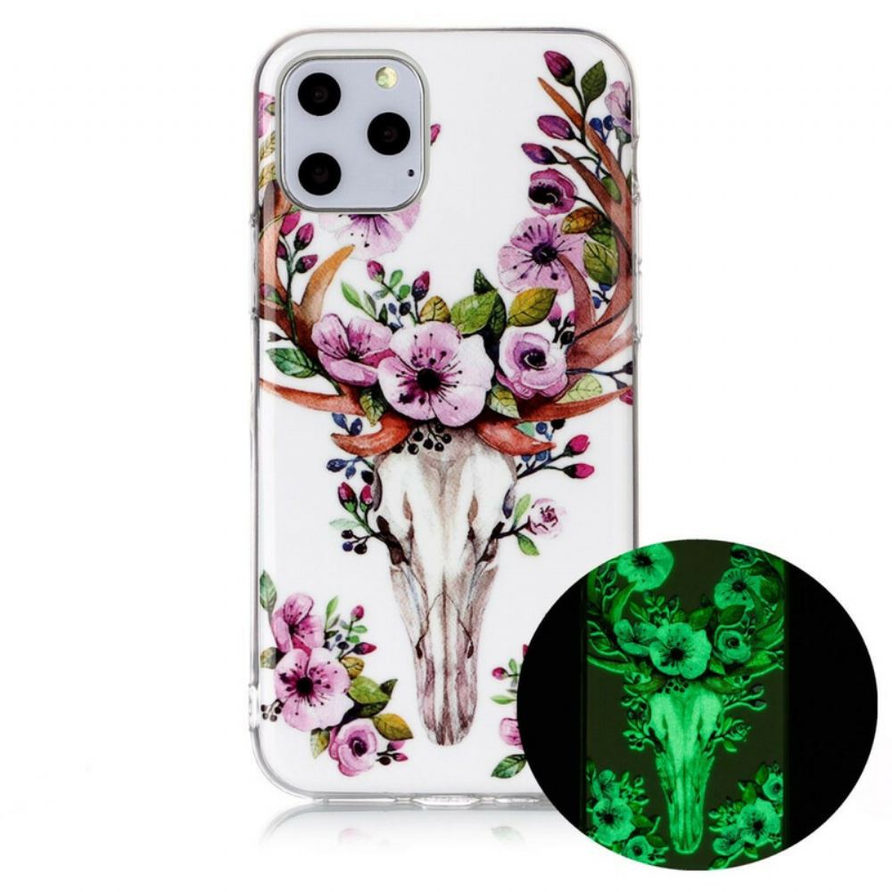 Kryty Na Mobil Na iPhone 11 Pro Fluorescenční Květ Elk