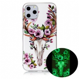 Kryty Na Mobil Na iPhone 11 Pro Fluorescenční Květ Elk