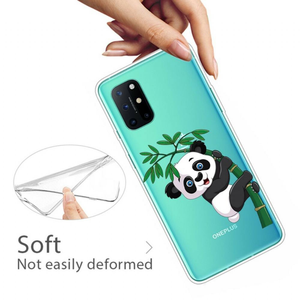 Kryt Na OnePlus 8T Bezešvá Panda Na Bambusu