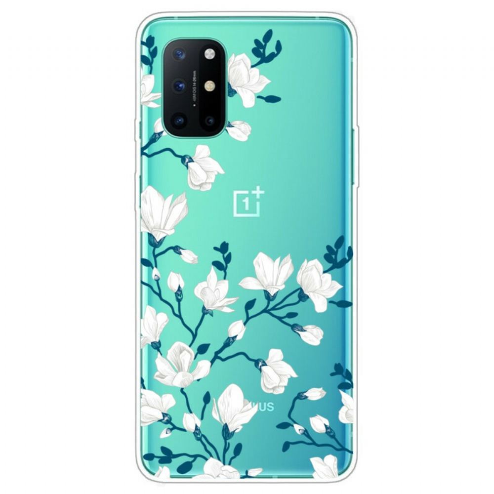 Kryt Na OnePlus 8T Bílé Květy